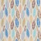 Upholstery Fabric - Blue Abstract & Geometric,Leaves Upholstery Fabric 54 Inches"